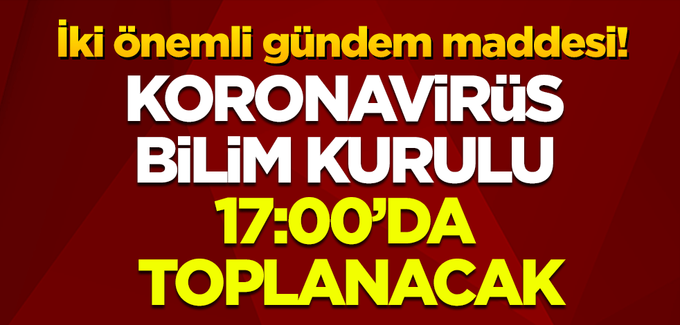 Koronavirüs Bilim Kurulu toplanıyor: Aşılama ve tedbirler görüşülecek