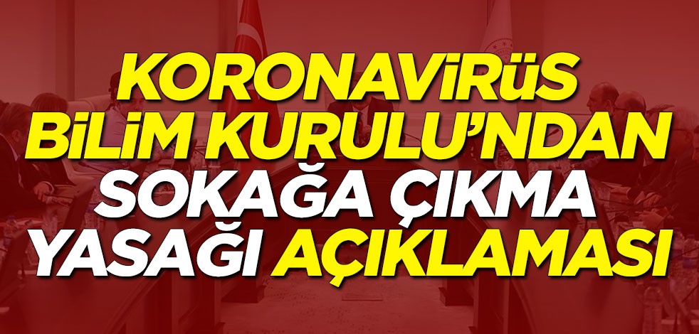 Koronavirüs Bilim Kurulu üyesi Prof. Dr. Tevfik Özlü'den sokağa çıkma yasağı açıklaması
