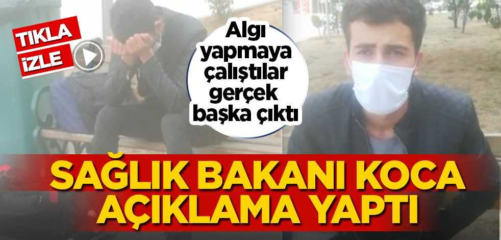Koronavirüs hastasıyla algı yapmaya çalıştılar! Gerçek ortaya çıktı