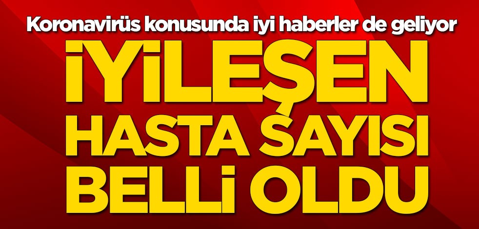 Koronavirüs konusunda iyi haberler de geliyor! İyileşen hasta sayısında büyük artış