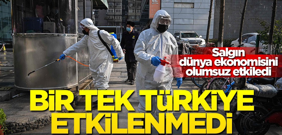 Koronavirüs salgını sonrası bir tek Türk ekonomisi olumsuz etkilenmedi