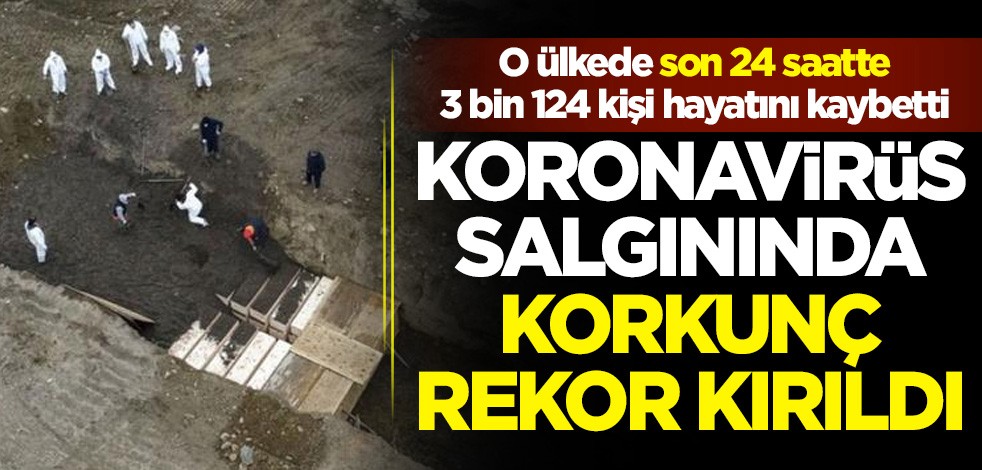 Koronavirüs salgınında korkunç rekor kırıldı! ABD'de son 24 saatte 3 bin 124 kişi hayatını kaybetti