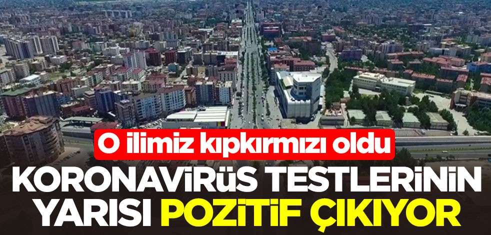 Koronavirüs testlerin yarısı pozitif çıkıyor! O ilimizde harita kıpkırmızı oldu
