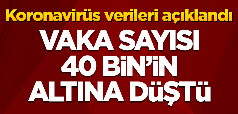 Koronavirüs verileri açıklandı: Tablo umut verdi