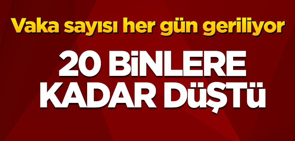 Koronavirüs verileri açıklandı: Vaka sayısı 20 binlere geriledi