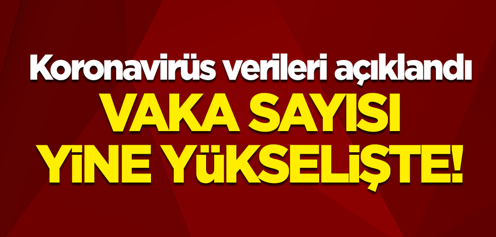 Koronavirüs verileri açıklandı: Vaka sayısı yine yükselişe geçti!
