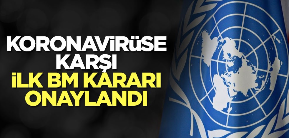 Koronavirüse karşı alınan kararlar BM Genel Kurulu'nda kabul edildi
