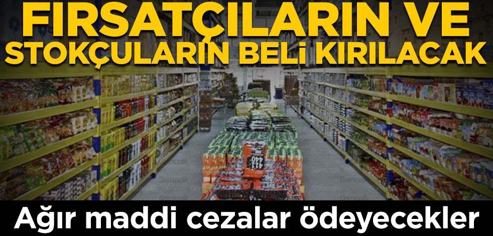 Koronavirüse karşı ekonomik önlemler yasalaştı! Fırsatçılara ve stokçulara ağır maddi cezalar uygulanacak