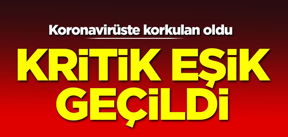 Koronavirüste korkulan oldu! Kritik eşik geçildi