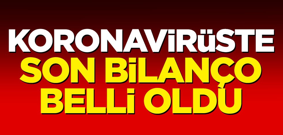 Koronavirüste son bilanço belli oldu!