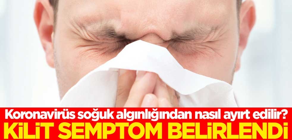 Koronavirüsü soğuk algınlığından ayıran kilit semptom belirlendi