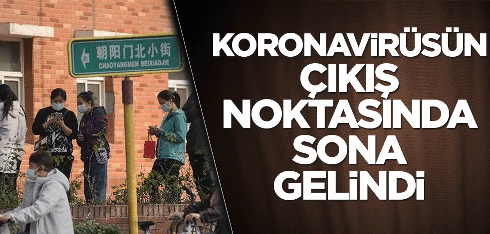 Koronavirüsün çıkış noktasında sona gelindi