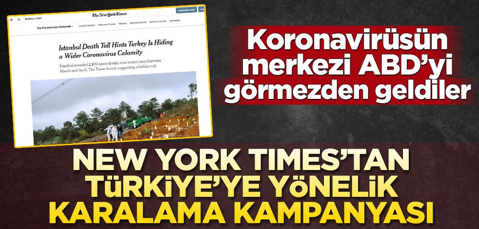 Koronavirüsün merkezi ABD’yi görmezden geldiler!