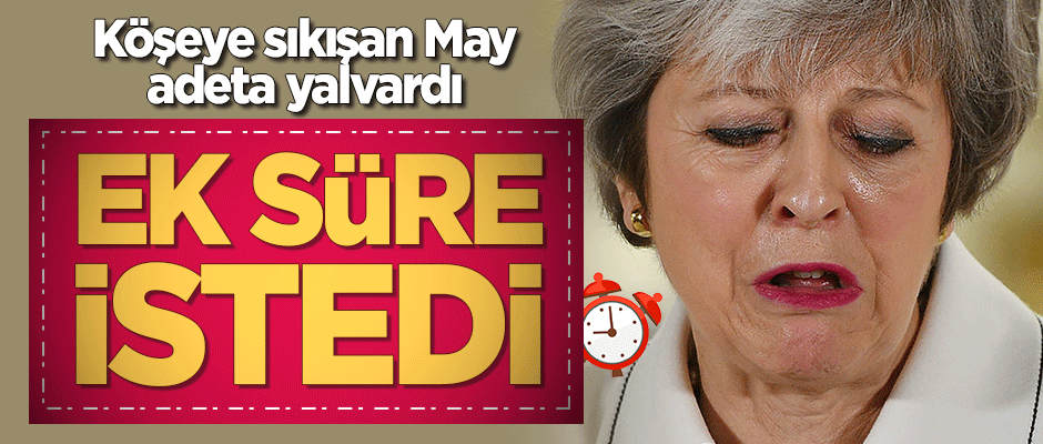 Köşeye sıkışan May, AB'den 30 Haziran'a kadar süre istedi