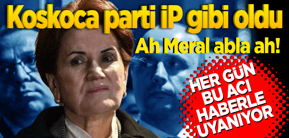 Koskoca parti (ip) gibi oldu! İyi Parti'de istifalar sürüyor