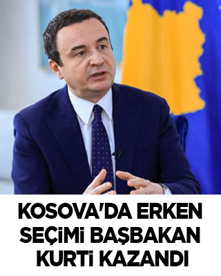 Kosova'da erken seçimi Başbakan Kurti kazandı: Oyların yüzde 50'sini alarak zafer ilan etti