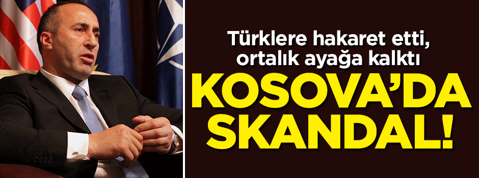 Kosova'da skandal! Türklere hakaret etti, ortalık ayağa kalktı