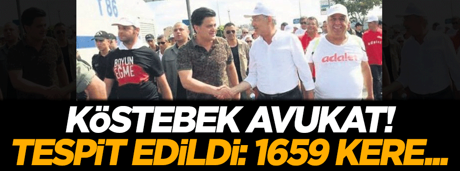 Köstebek avukat bakın kaç kez görüşmüş!
