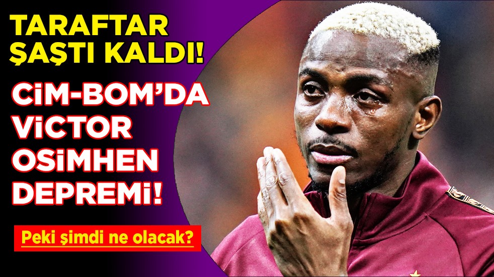 Kötü haber geldi: Galatasaray'da Victor Osimhen depremi! Çok konuşulacak ifadeler...