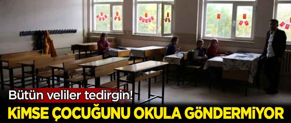 Köyde yayılan söylenti tedirgin etti! Kimse çocuğunu okula göndermiyor