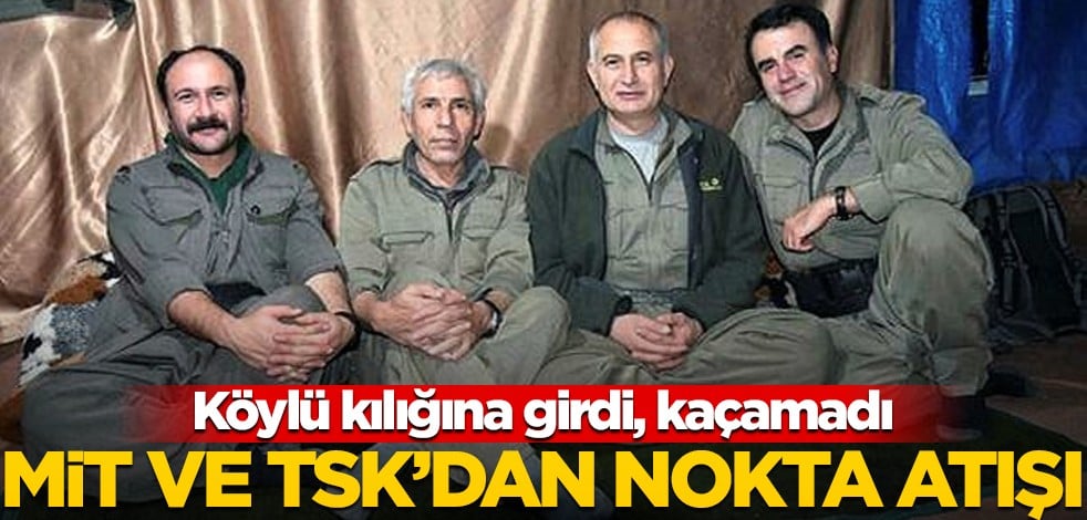 Köylü kılığına girse de SİHA'dan kaçamadı! MİT ve TSK'dan nokta atışı