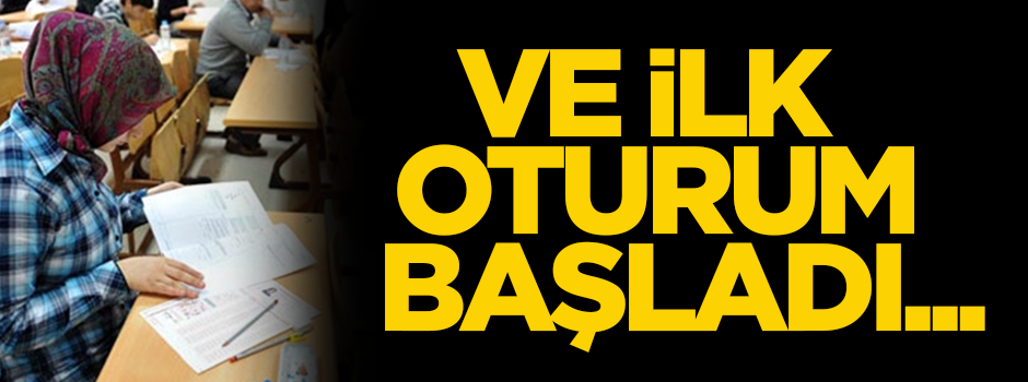 KPSS'nin ilk oturumu başladı