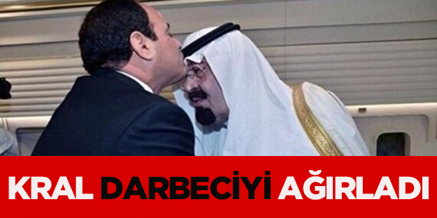 Kral darbeci Sisi'yi özel uçağında ağırladı