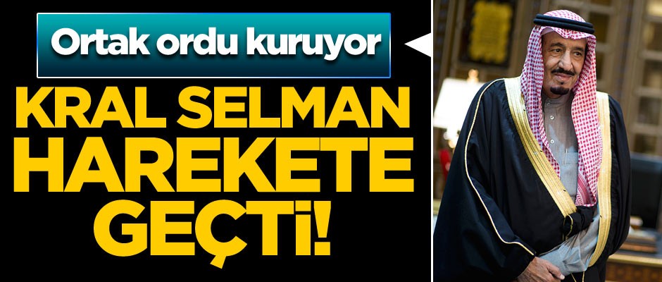 Kral Selman harekete geçti! Ortak ordu kuruyor