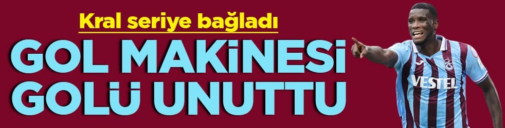 Kral seriye bağladı Gol makinesi golü unuttu