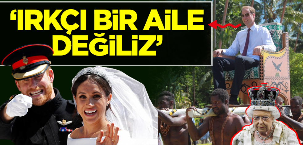 Kraliyet ailesinden 'ırkçılık' söylemlerine cevap