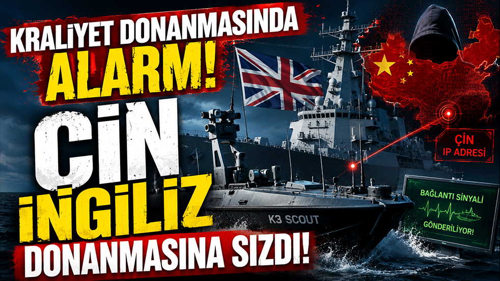 Kraliyet donanmasında ALARM! Çin İngiliz donanmasına sızdı!