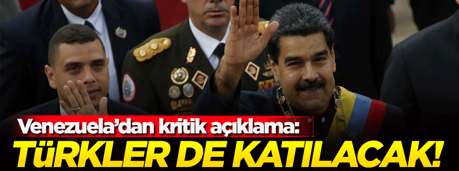 Kritik açıklama! Türkler de katılacak...