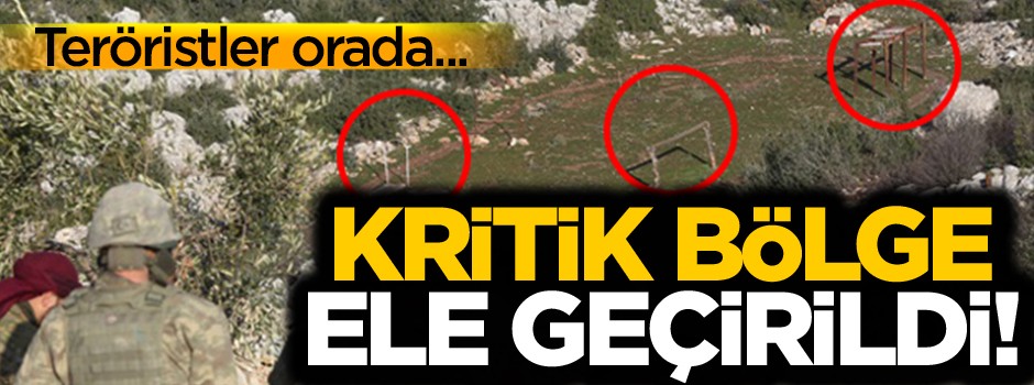 Teröristlerin eğitim alanı ele geçirildi