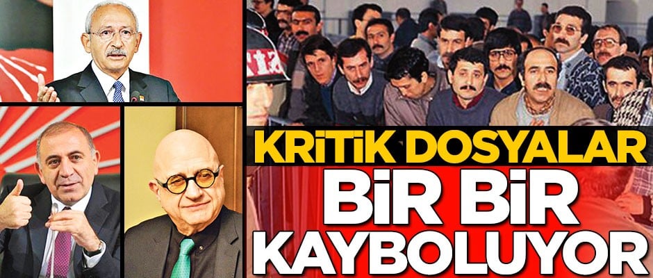 Kritik dosyalar bir bir kayboluyor