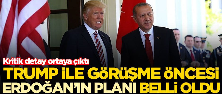 Kritik görüşme öncesi Erdoğan'ın planı belli oldu