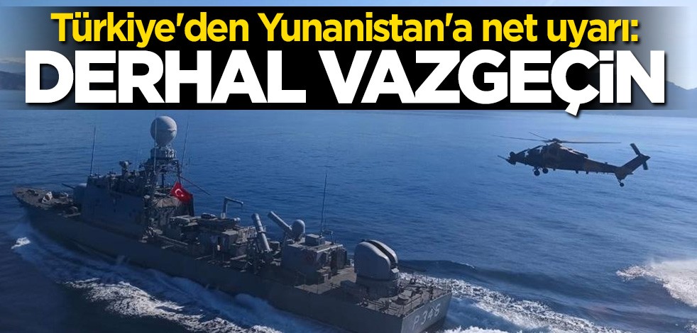 Kritik görüşme sonrası Türkiye'den Yunanistan'a çağrı: Provokasyonlardan vazgeçin