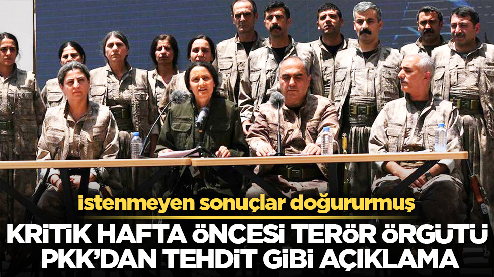 Kritik hafta öncesi terör örgütü PKK’dan tehdit gibi açıklama: İstenmeyen sonuçlar doğururmuş