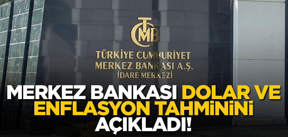 Kritik karar! Merkez Bankası dolar ve enflasyon tahminini yükseltti