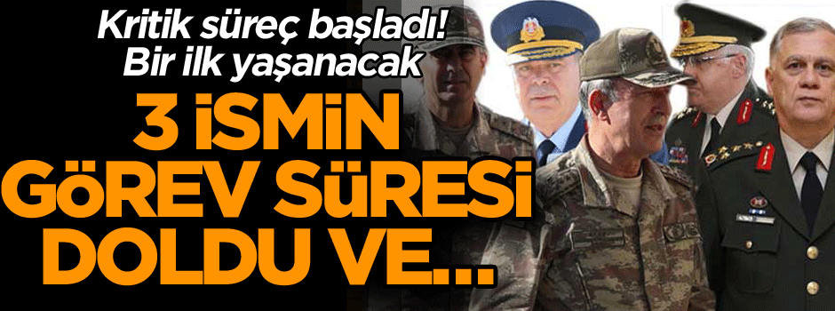 Kritik süreç başladı! Bir ilk yaşanacak… 3 ismin görev süresi doldu ve…