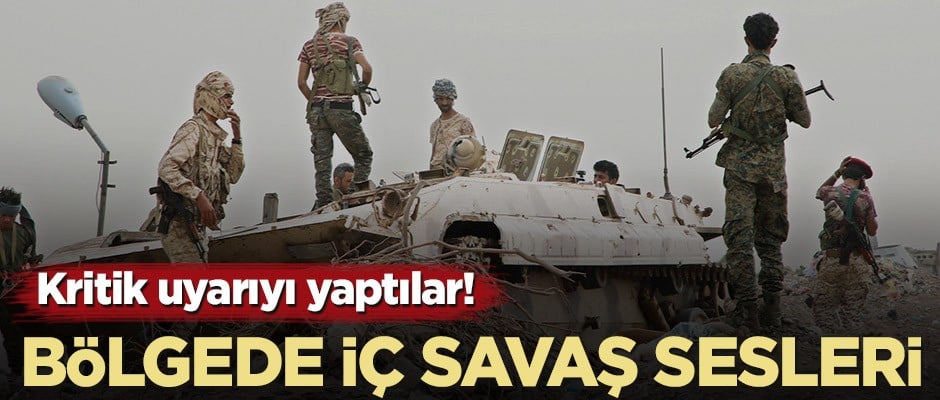 Kritik uyarıyı yaptılar! Bölgede iç savaş sesleri