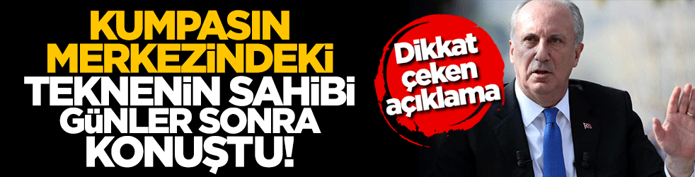 Krizin merkezindeki isimden günler sonra dikkat çeken açıklama!