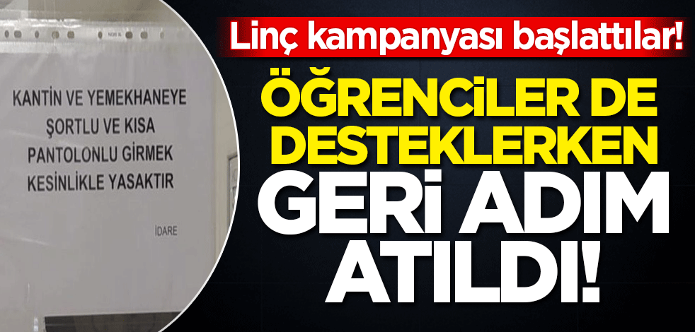 KTÜ'lü öğrenciler desteklerken geri adım atıldı! Kısa şort uyarısının yer aldığı yazı kaldırıldı