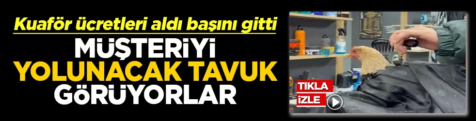 Kuaför ücretleri aldı başını gitti Müşteriyi tavuk olarak görüyorlar
