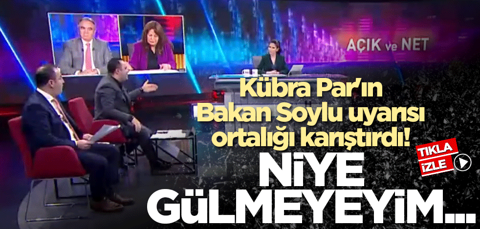 Kübra Par'ın Bakan Soylu uyarısı ortalığı karıştırdı! Epözdemir: Niye gülmeyeyim...