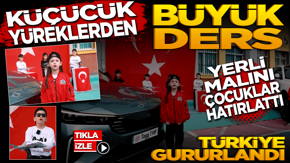 Küçücük Yüreklerden Büyük Ders! Yerli Malını Çocuklar Hatırlattı, Türkiye Gururlandı**