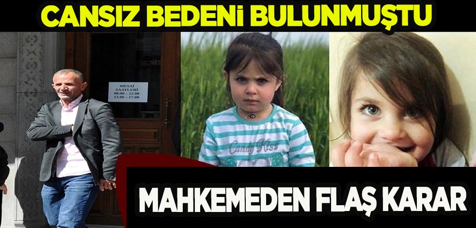 Küçük Leyla Aydemir cinayetinde önemli flaş gelişme: beraat olan kararın bozulmasını talep etti!
