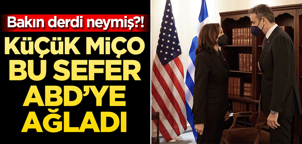Küçük Miço bu sefer ABD’ye ağladı!
