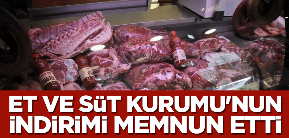 Küçükbaş hayvan yetiştiricileri Et ve Süt Kurumu'nun indiriminden memnun