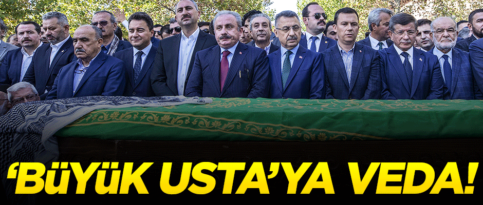'Kudüs şairi' Nuri Pakdil'i son yolculuğuna on binler uğurladı