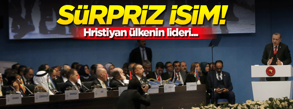 'Kudüs' toplantısında sürpriz isim! Hristiyan ülkenin lideri...